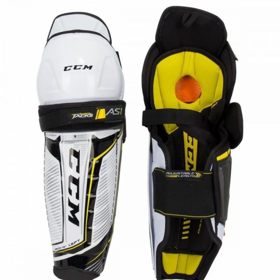 Protective * | Ccm Super Tacks As1 Jr. Ice Hockey Shin Guards