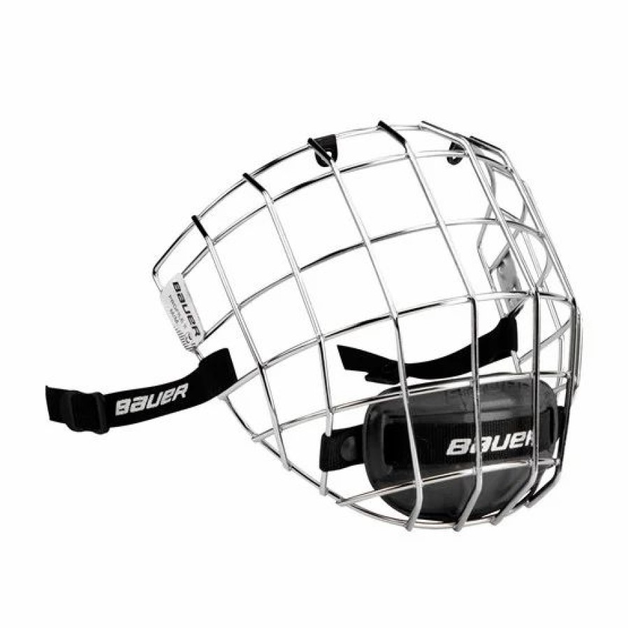 Protective * | Bauer Profile Ii Facemask Silver