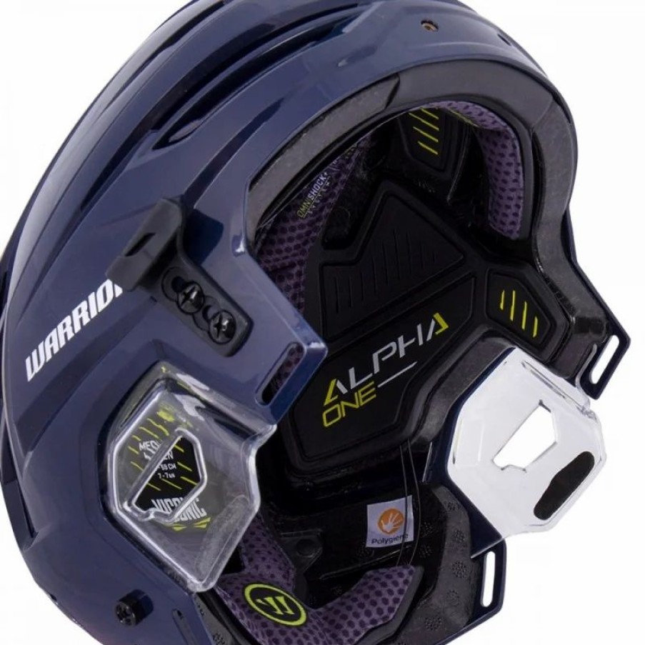 Protective * | Warrior Alpha One Ice Hockey Helmet Combo Black