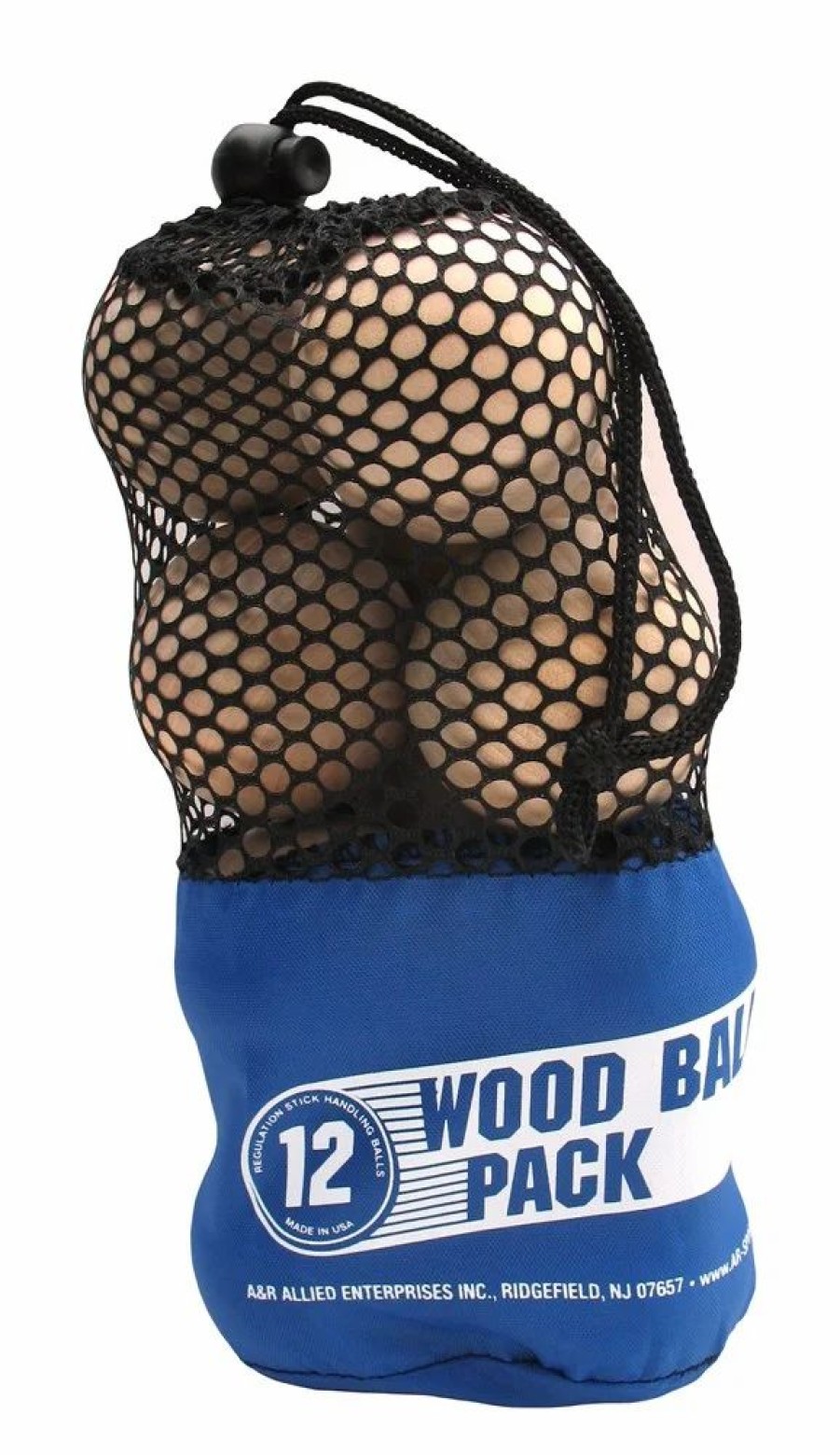 Accessories * | Mesh Bag Wooden Balls X12