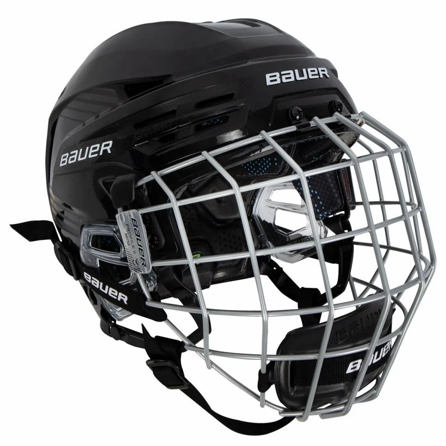 Protective * | Bauer Re-Akt 85 Hockey Helmet Combo Black