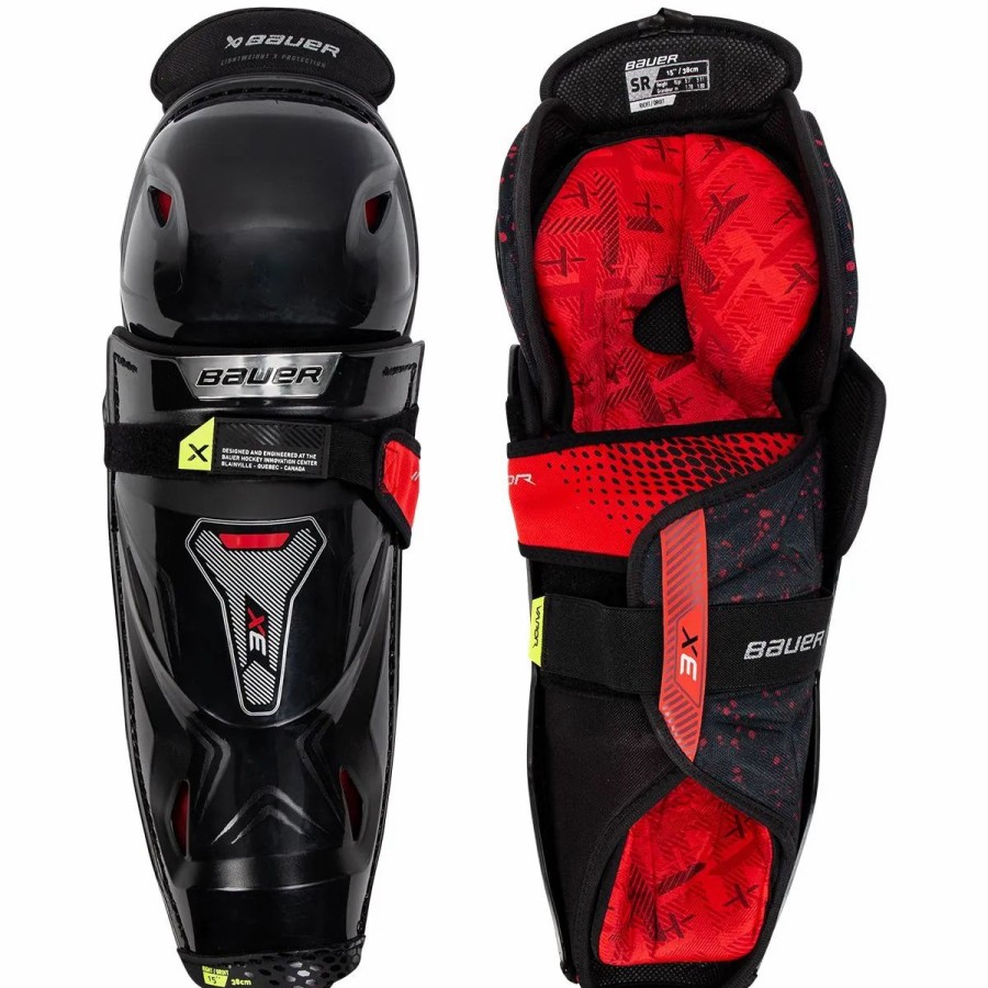 Protective * | Bauer Vapor 3X Intermediate Hockey Shin Guards