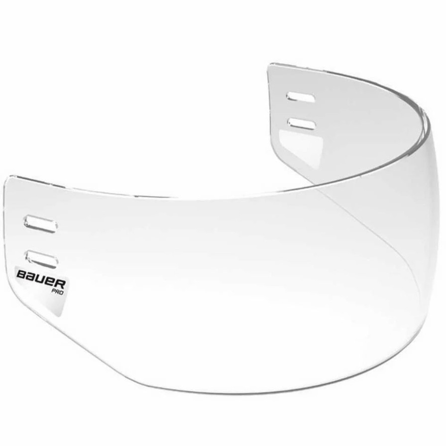 Protective * | Bauer Pro Straight Half Visor